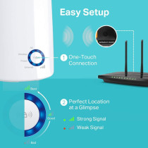 TP-Link TL-WA850RE 300Mbps Universal Wi-Fi Range Extender, Ethernet Bridge Support Wi-Fi Booster Repeater Works with any Wi-Fi Router