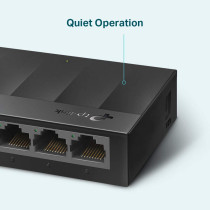 TP-Link LS1005G 5-Port Desktop/Wallmount Gigabit Ethernet Switch/Hub, Network Splitter, Plug and Play, Plastic Case, Black