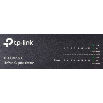 TP-LINK 16 Port Gigabit Switch Metal (tl-sg1016d) -