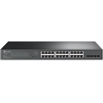 TP-Link TL-SG2428P JetStream 28-Port Gigabit Smart Switch with 24-Port PoE+, 4 SFP Slots (250 Watt Budget, Centralized Cloud Management Omada SDN, and Intelligent Monitoring)