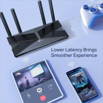TP-Link Archer AX50 AX3000 Dual Band Gigabit Wi-Fi 6 Router, 3000Mbps Fast Speed, 8K Streaming, Link Aggregation, 1— USB 3.0 Port, Built-in Antivirus, Parental Controls, Works with Alexa
