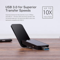 TP-Link |1300Mbps USB Wifi Adapter, Dual Band MU-MIMO Wireless Network Dongle with Foldable High Gain Antenna for PC, Works with Windows and Mac OS (Archer T4U V3