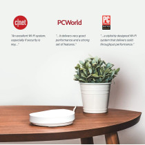 TP-Link Deco Mesh WiFi System(Deco M5) Up to 5,500 sq. ft. Whole Home Coverage and 100+ Devices,WiFi Router/Extender Replacement, Anitivirus, 3-pack