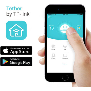 TP-Link Archer C50 AC1200 Dual Band Wireless Cable Router, Wi-Fi Speed Up to 867 Mbps/5 GHz + 300 Mbps/2.4 GHz, Supports Parental Control, Guest Wi-Fi, VPN