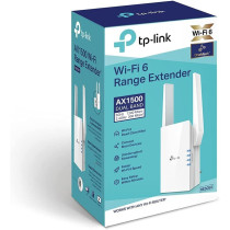 Tp-Link Ax1500 Wifi Extender Internet Booster, Wifi 6 Range Extender Covers Up To 1500 Sq.Ft And 25 Devices,Dual Band Up To 1.5GBps Speed, Ap Mode W/Gigabit Port, App Setup, Onemesh Compatible(Re505X)