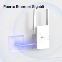 Tp-Link Ax1500 Wifi Extender Internet Booster, Wifi 6 Range Extender Covers Up To 1500 Sq.Ft And 25 Devices,Dual Band Up To 1.5GBps Speed, Ap Mode W/Gigabit Port, App Setup, Onemesh Compatible(Re505X)