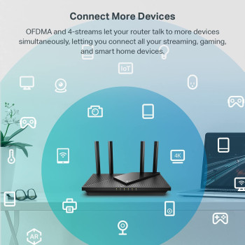 TP-LINK AX3000 Dual-Band Wi-Fi 6 Router
