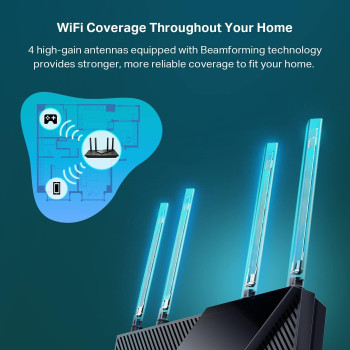 TP-LINK AX3000 Dual-Band Wi-Fi 6 Router