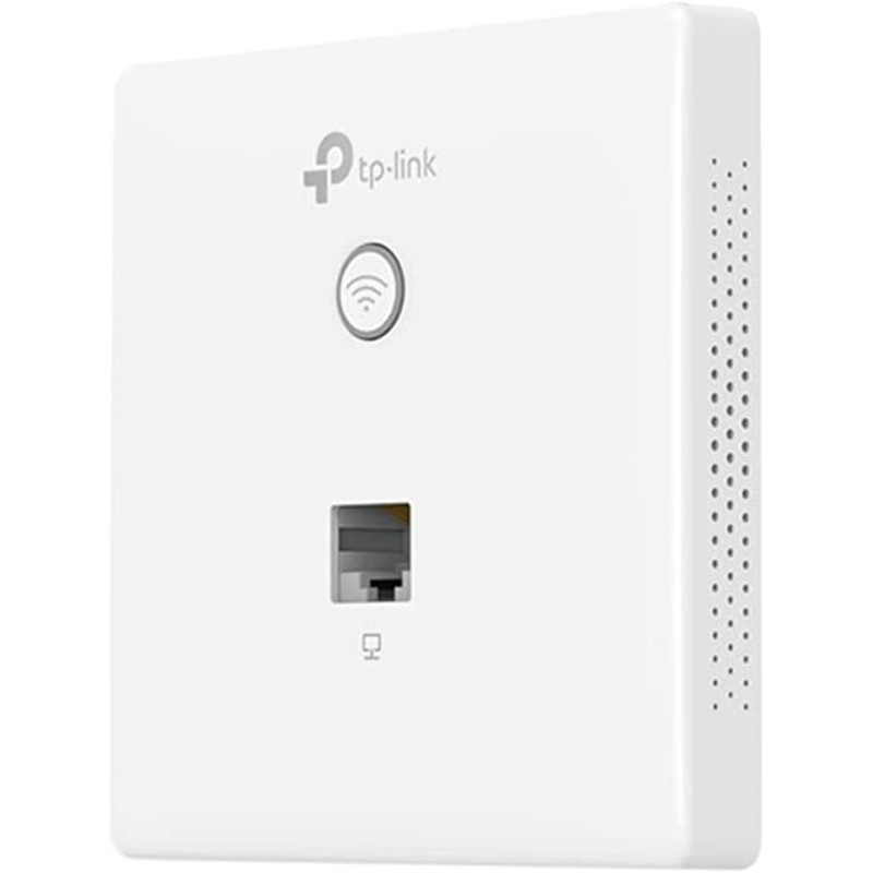TP Link EAP115 Wall, 300Mbps Wireless N Wall Plate Access Point, Centralized Management, Integrated into Omada SDN, PoE Powered, Omada App, White, TP-LINK WALL AP