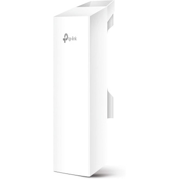 TP-Link 2.4GHz N300 Long Range Outdoor CPE for PtP and PtMP Transmission, Point to Point Wireless Bridge, 9dBi, 5km+, Passive PoE Powered w/Free PoE Injector, Pharos Control (CPE210)