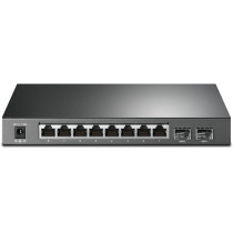 TP-LINK T1500G-10PS(TL-SG2210P) JetStream 8-Port Gigabit Smart PoE Switch with 2 SFP Slots