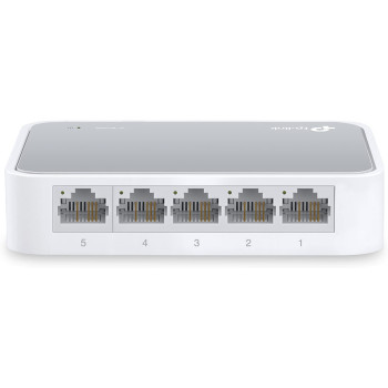 TP-Link TL-SF1005D 5-Port 10/100 Mbps Desktop Ethernet Switch/Hub, Ethernet Splitter, Plug Play, no configuration required