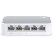 TP-Link TL-SF1005D 5-Port 10/100 Mbps Desktop Ethernet Switch/Hub, Ethernet Splitter, Plug Play, no configuration required