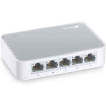 TP-Link TL-SF1005D 5-Port 10/100 Mbps Desktop Ethernet Switch/Hub, Ethernet Splitter, Plug Play, no configuration required