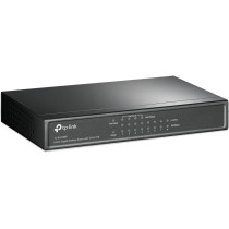TP Link TL SG1008P Gigabit PoE Switch, 64W, Desktop, Plug Play, Sturdy Metal with Shielded Ports, Fanless, Limited Lifetime Protection, Traffic Optimization, Unmanaged, Black, 8 Port w/4 PoE Port