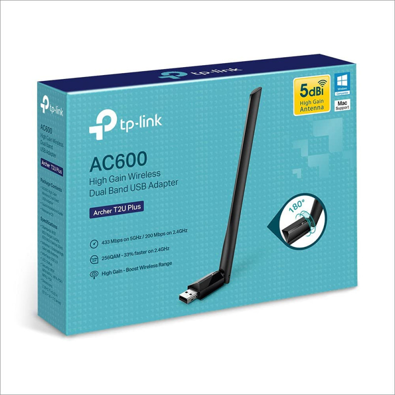 TP-Link AC600 High Gain Wireless Dual Band USB Adapter