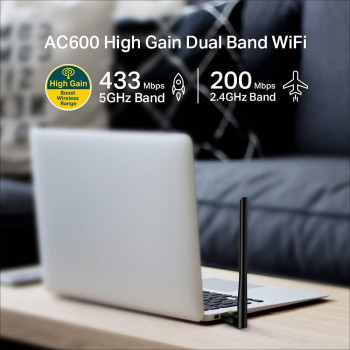 TP-Link AC600 High Gain Wireless Dual Band USB Adapter