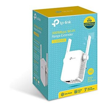 TP-Link N300 WiFi Extender(TL-WA855RE)-WiFi Range Extender, up to 300Mbps speed, Wireless Signal Booster and Access Point, Single Band 2.4Ghz Only