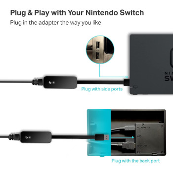 TP-Link USB to Ethernet Adapter (UE306), Foldable USB 3.0 to Gigabit Ethernet LAN Laptop Network Adapter, Supports Nintendo Switch, Windows, Linux, Apple MacBook OS 10.11- OS 12, Surface