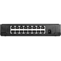 TP Link TL SF1016D 16 Port 10/100 Mbps Desktop Ethernet Switch/Hub, Ethernet Splitter, Plug Play, No Configuration Required, Black, 16 port Fast, Desktop