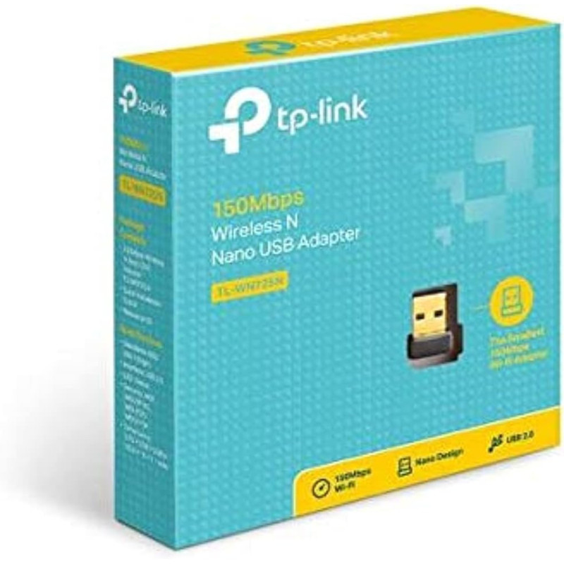 TP-Link TL-WN725N Wireless N Nano USB Adapter (150Mbps )