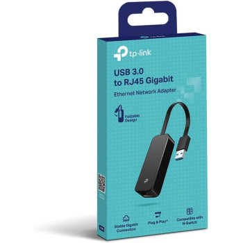 TP-Link USB 3.0 to Gigabit Ethernet Network Adapter, USB to RJ45 Lan Wired Adapter for Ultrabook, Chromebook, Laptop, Desktop, Plug and Play for Nintendo Switch, Windows 10/8.1, and Linux OS(UE306)