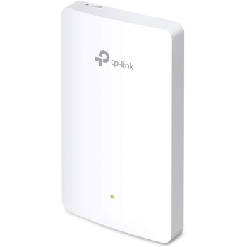 TP-Link EAP225-Wall V2, Omada AC1200 In-Wall Wireless Access Point, 3—10/100Mbps Ports, MU-MIMO Beamforming, PoE Powered, Quick Installation, SDN Integrated, Cloud Access Omada app, White