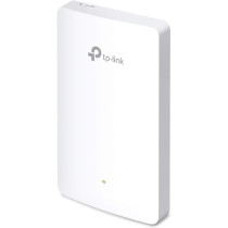 TP-Link EAP225-Wall V2, Omada AC1200 In-Wall Wireless Access Point, 3—10/100Mbps Ports, MU-MIMO Beamforming, PoE Powered, Quick Installation, SDN Integrated, Cloud Access Omada app, White