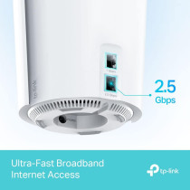 TP-Link Deco X90 AX6600 Whole Home AI-Driven Mesh Wi-Fi 6 System, Tri-Band with Smart Antennas, Connect up to 200 devices, 1.5 GHz Quad-Core CPU, HomeShield Security, Works with Alexa, Pack of 2