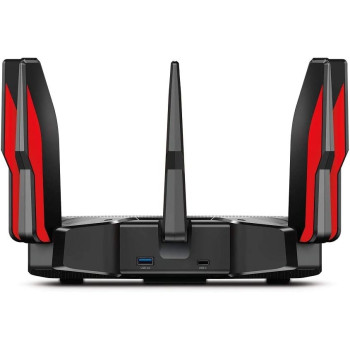 TP-Link Archer AX11000 Next-Gen Tri-Band Gaming Router, Fastest Wi-Fi Speeds Up to 10 Gbps, 1 GB RAM, Gaming Dashboard, 1x2.5Gbps WAN + 8x1Gbps LAN + 2xUSB 3.O Ports, 12 Streams, Built-in Antivirus