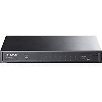 TP-Link TL-SG2210P 8-Port Gigabit Smart PoE Switch with 2 SFP Slots (Black)