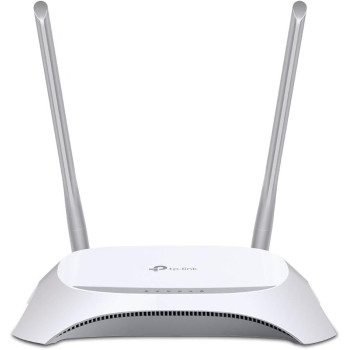 TP-Link 300 Mbps 3G/4G Wi-Fi Router, 1 UBS 2.0 Port, WPS Button, No Configuration Required, UK Plug (Archer MR3420)