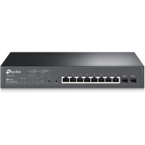 TP-Link TL-SG2210MP JetStream 10-Port Gigabit Smart Switch with 8-Port PoE+, 2 SFP slots (150 W, Rackmount)