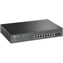 TP-Link TL-SG2210MP JetStream 10-Port Gigabit Smart Switch with 8-Port PoE+, 2 SFP slots (150 W, Rackmount)