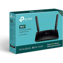 TP-LINK AC1200 4G+ Cat6 Wireless Dual Band Gigabit Router, 4G/3G Network SIM Slot Unlocked, MU-MIMO technology, No Configuration required, Support Guest Network Parental Control (Archer MR600 V2)