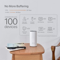 TP-Link Deco Powerline Hybrid Mesh WiFi System(Deco P9) Up to 6,000 sq.ft Whole Home Coverage, WiFi Router/Extender Replacement,Signal Through Walls, Seamless Roaming, Parental Controls, 3-pack