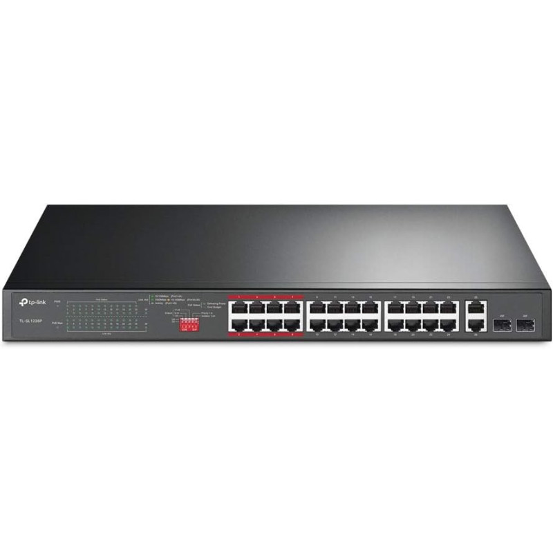 TP-Link 26-PORT FE POE+ SWITCH 802.3AT/AF 250W POE POWER 1U