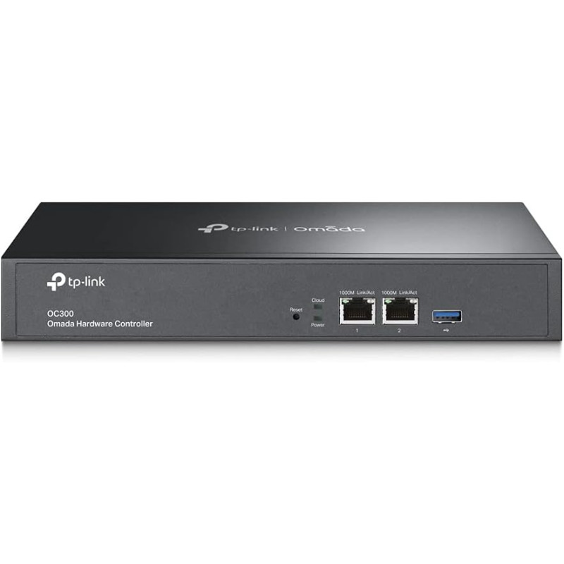 TP-Link OC300 Omada Hardware Controller, SDN Integrated, 2 Gigabit Port + 1 USB 3.0 Port, Manage Up to 500 Device, Easy Intelligent Network Monitor Maintenance, Cloud Access Omada App