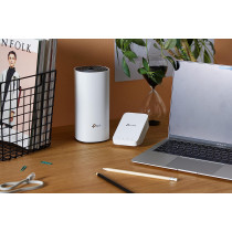 Tp-Link Deco E3 Ac1200 Whole Home Mesh Wi-Fi System With Wall-Plug Extender, Ideal For Medium Home, Work With Amazon Alexa And Ifttt, Router And W-Ifi Booster Replacement, Parent Control, Pack Of 2