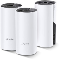 TP-Link Deco Whole Home Mesh WiFi System Up to 5,500 Sq.ft. Coverage, WiFi Router/Extender Replacement, Gigabit Ports, Seamless Roaming, Parental Controls, Works with Alexa(Deco M4 3-Pack)