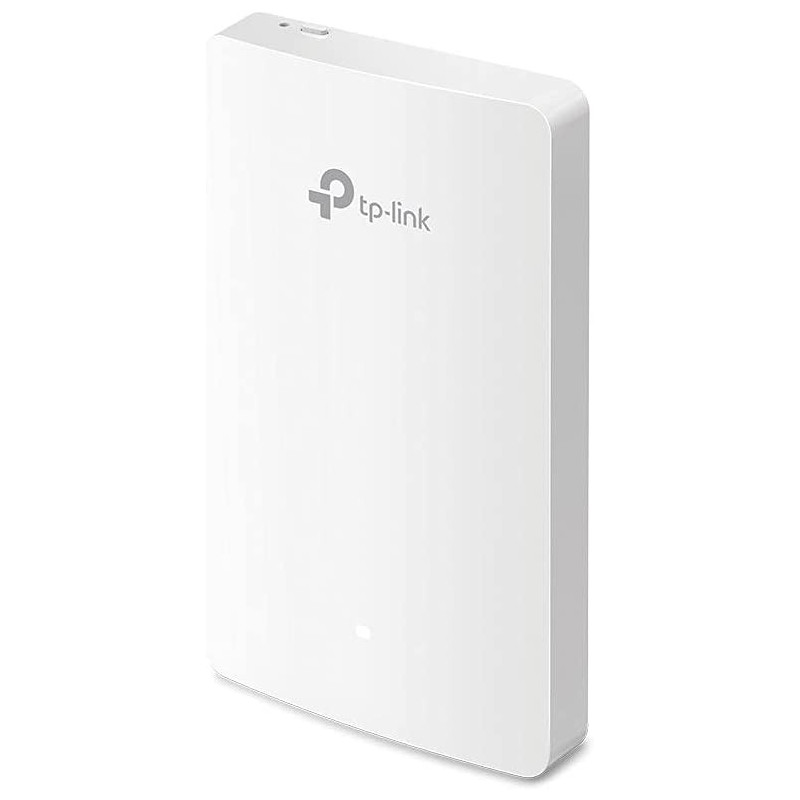 TP-Link AX1800 Dual Band Gigabit Wall Plate Wi-Fi 6 Access Point, Power over Ethernet (802.3 af/at), System Requirements Microsoft Windows XP/7/8/10 and Vista, Easily Mount to Wall (EAP615-Wall)