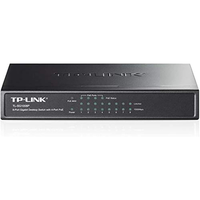 TP-Link TL-SG1008P - 8 Port Gigabit Desktop Switch