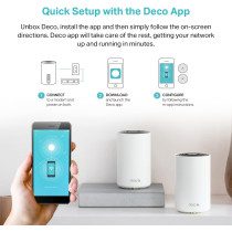 TP-Link Deco AXE5400 Tri-Band WiFi 6E Mesh System(Deco XE75) Covers up to 7200 Sq.Ft, Replaces WiFi Router and Extender, AI-Driven Mesh, New 6GHz Band, 3 Pack