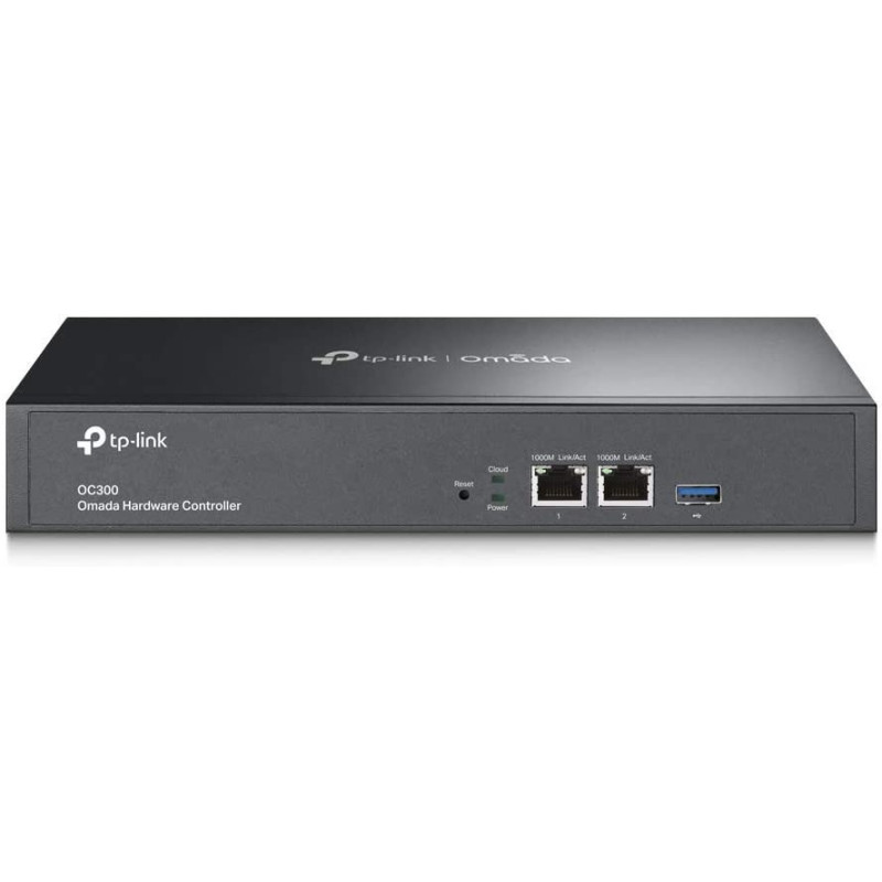 TP-Link Omada Hardware Controller, SDN Integrated, 2 Gigabit Port + 1 USB 3.0 Port, Manage Up to 500 Devices, Easy Intelligent Network Monitor Maintenance, Cloud Access Omada App (OC300)