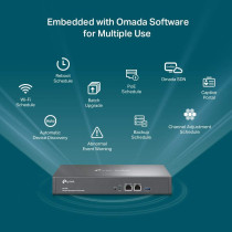 TP-Link Omada Hardware Controller, SDN Integrated, 2 Gigabit Port + 1 USB 3.0 Port, Manage Up to 500 Devices, Easy Intelligent Network Monitor Maintenance, Cloud Access Omada App (OC300)