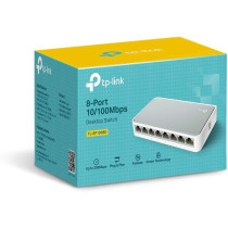 TP-LINK TL-SF1008D 8 Port Fast Ethernet 10/100Mbps Network Switch Desktop RJ45