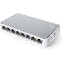 TP-LINK TL-SF1008D 8 Port Fast Ethernet 10/100Mbps Network Switch Desktop RJ45