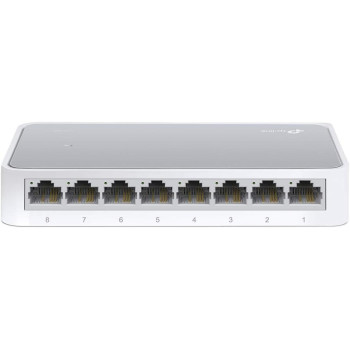 TP-LINK TL-SF1008D 8 Port Fast Ethernet 10/100Mbps Network Switch Desktop RJ45