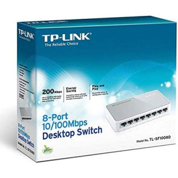 TP-Link TL-SF1008D 8-Port 10/100Mbps Desktop Switch