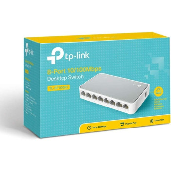 TP-Link TL-SF1008D 8-Port 10/100Mbps Desktop Switch